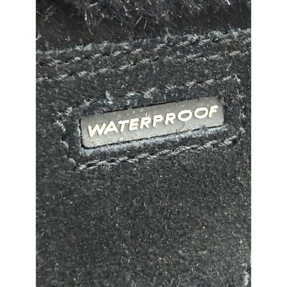 Sporto Black Suede Waterproof Boots Womans Size 6 - Picture 3 of 4